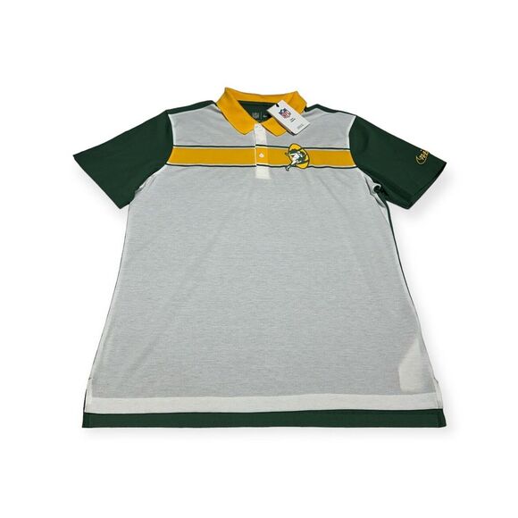 Nike Other - Nike Dri-Fit Men's Green Bay Packers Retro Throwback Logo Polo Golf Shirt Size L